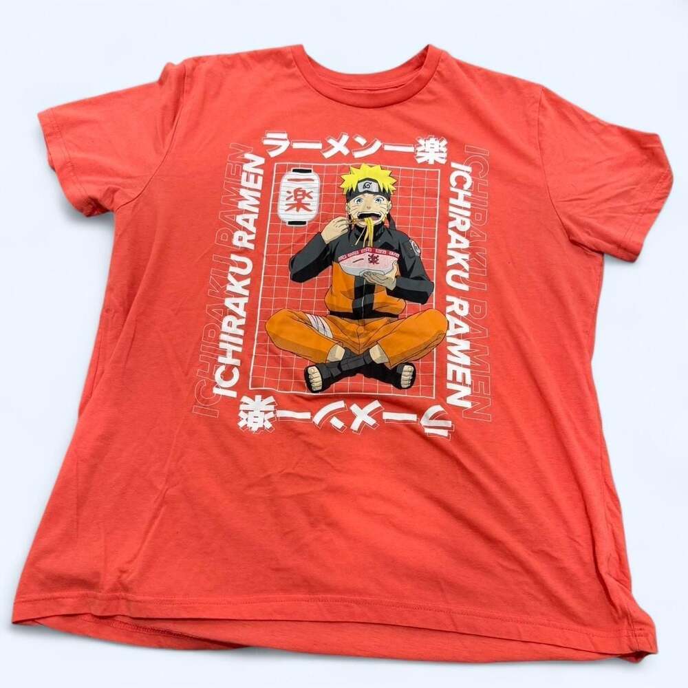 Naruto Shippuden Ichiraku Ramen Graphic T-Shirt Orange